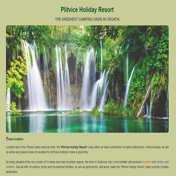 Plitvice project preview